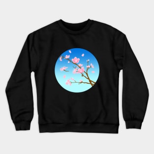 Cherry Blossom Design Crewneck Sweatshirt